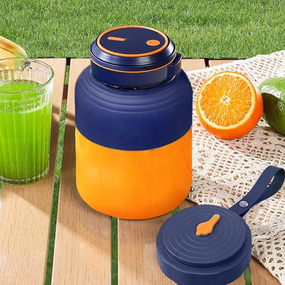 Portable Blender for Shakes and Smoothies Personal Size Juicer Cup Rechargeable Mini Fruit Mixer with Dual Lid for Travel Office