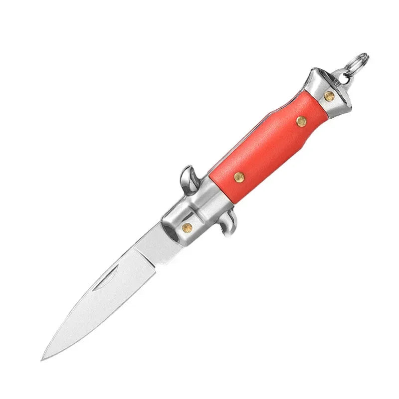MiniPortable Folding Pocket Knife Multifunction EDC Keychain Pendant Camping Outdoor Survival Blade Cutter Opener Unpacking Tool