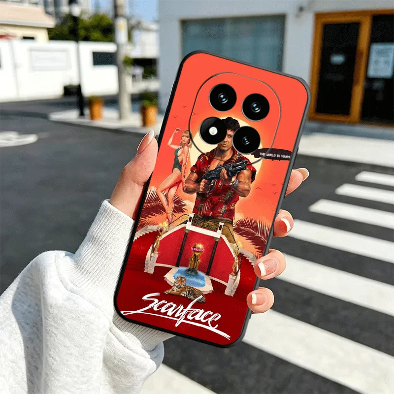 Scarface 1983 Al Pacino Soft Phone Case for Xiaomi Redmi Note 12 13 14 15 Pro Plus 11 12S 11S 11T 10 4G Black Cover Back Shell