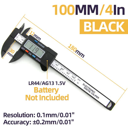 Plastic Caliper Pachometer Digital Caliper Electronic Ruler Vernier Digital Caliber Measuring Tool Digital Calibrator Micrometer