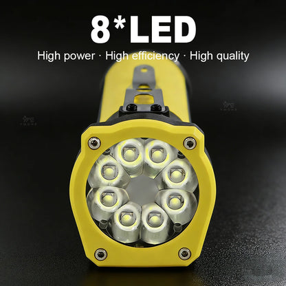 Led Work Light Rechargeable Waterproof Flashlights Portable HeadLight Magnetic Light Hook Clip Head Flashlight Outdoor Head Lamp