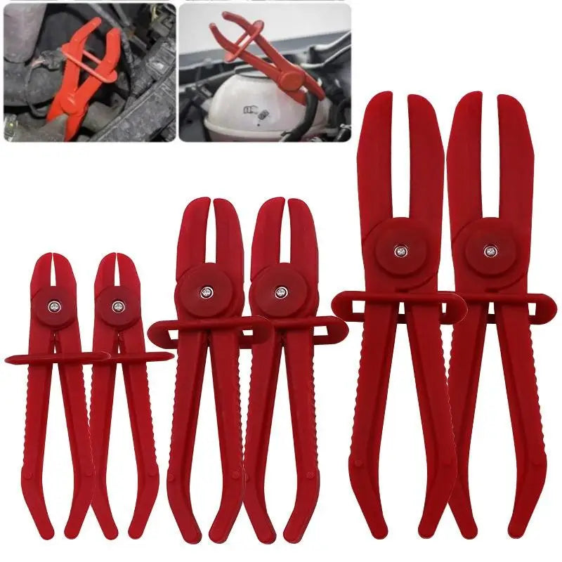 New NEW 1/3Pcs Brake Fuel Water Line Clamp Plier Hands Free Tool Nylon Hose Clamp Tool Set Car Repair Tools Hose Pliers