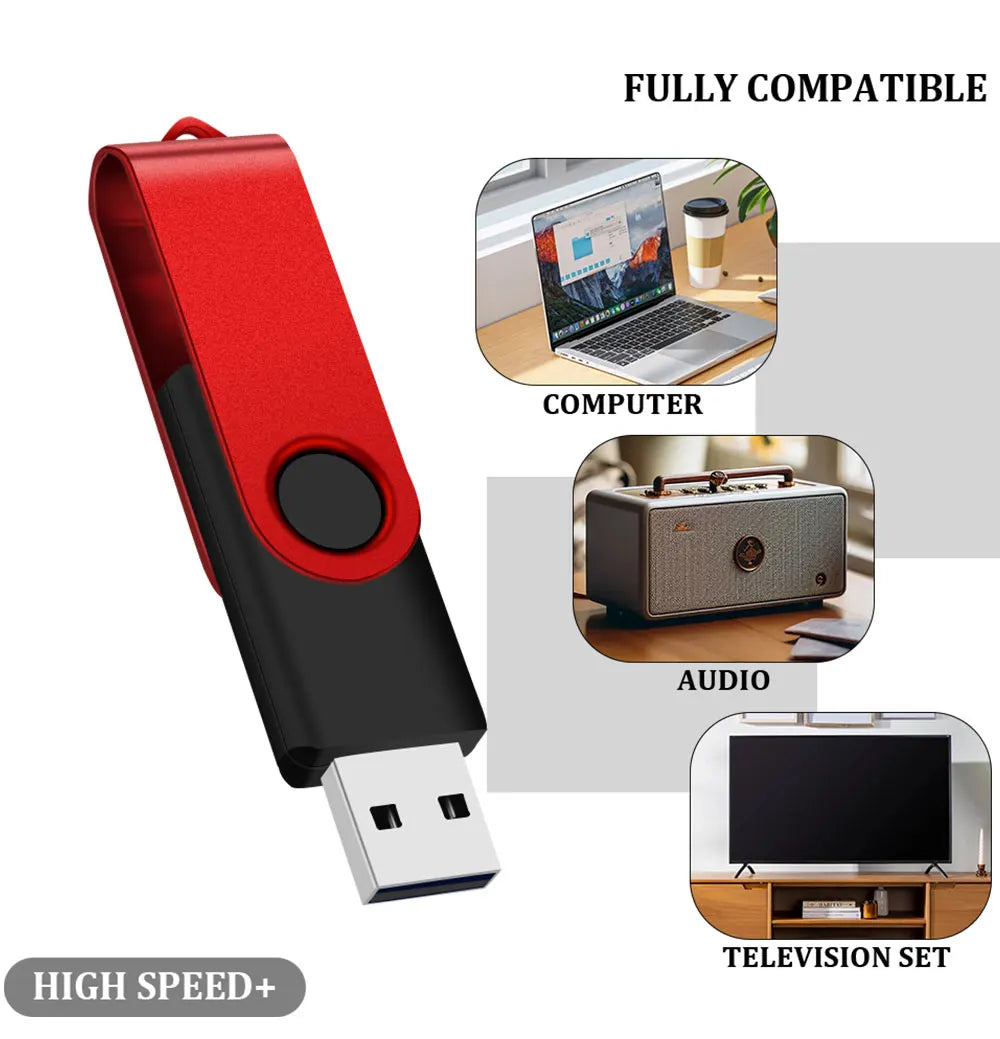 128GB USB 2.0 Flash Drive 64GB Pen Drive 16GB Pendrive 32GB Disk On Key USB Stick 4GB Memory Flash Disk Real Capacity Promotion