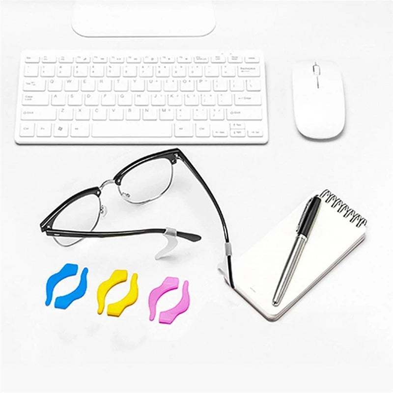 10 pairs Top Quality Silicone Anti-slip Holder For Glasses Accessories Kids/Adults Ear Hook Sports Eyeglass Temple Tip stoppers