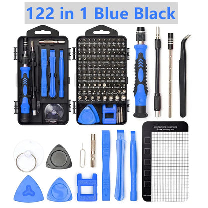 115/122/160 In 1 Precision Screwdriver Sets, Computer Repair Kit with Mini Wrench and Screw Remover,For Tablets,Watches,Iphones