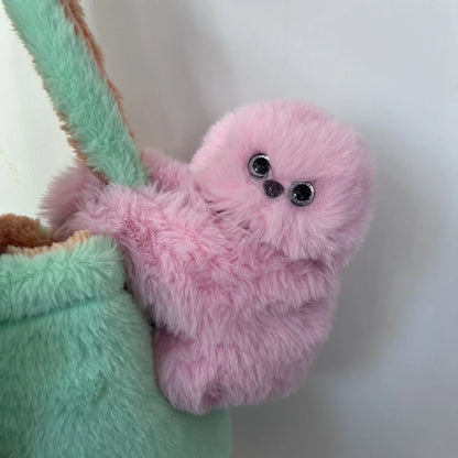 Turn Its Head Plush Shy Interactive Owl Can Sing Toy Set Cute And Adorable Pet Pendan Children's machine Toy MR Gift