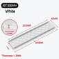 50/80cm Wide Rectangle Aluminum Alloy Air Vent Ventilator Grille Cover Doors Cabinet Wardrobe Breathable Mesh Air Vent