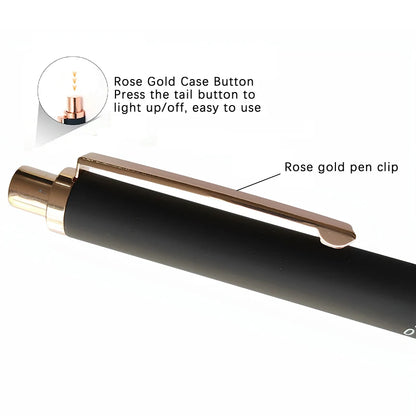 ★★★LED Medical Penlight Flashlight With Pupil Gauge Pocket Clip Pen Light For Doctor Nurse Diagnosis