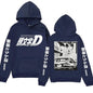 Anime Initial D AE86 Hoodie Hachiroku Shift Drift Cotton Hoody Takumi Fujiwara Tofu Shop Men Women Sweatshirts Winter Clothing