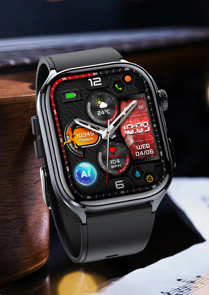2026 New Non-Invasive Laser Treatment Three High Smart Watch  ECG+PPG Blood Fat Uric Acid Health Diagnosis Smart Watches For Man