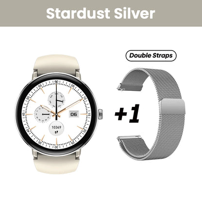New 2025 Zeblaze LILY 2 Voice Calling Female Smartwatch Double Strap 1.2" HD AMOLED Display Health Monitoring Sports Smart Watch