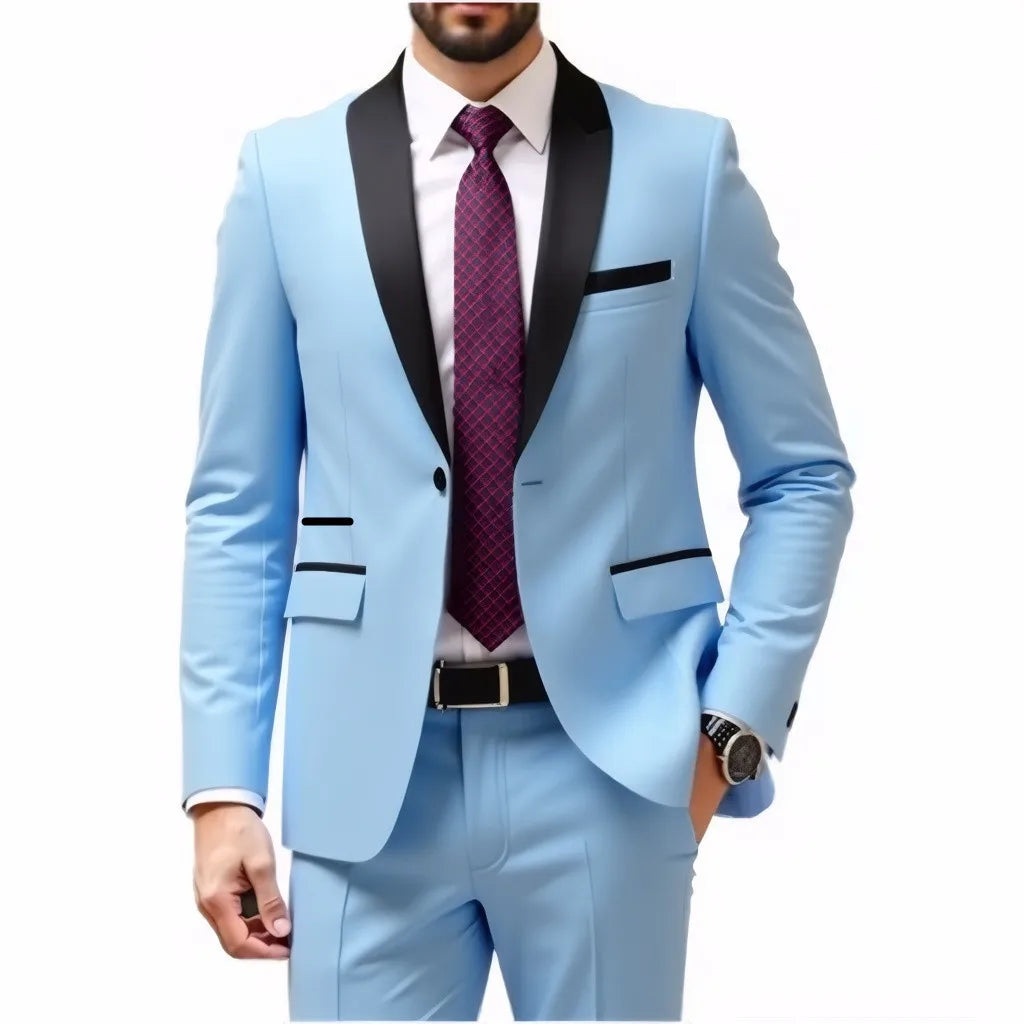 Groom Weddingpiece Suit for Men Middle-aged Blazer Formal Party Dress Tailor-made Outfit Men