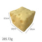 Cheese Cube Stress Ball Big Cheese Shapeable Squeeze Ball Non-Bounce Fidget Toy Relieve Stress Sensory Anti-Stress Festival Gift