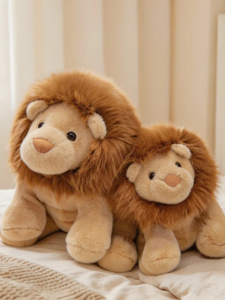 30/40/55cm Soft Kawaii Lion Plush Toys Stuffed Animals Cartoon Cute Lion Dolls Toys for Kids Room Decor Boys Birthday Gifts