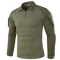 Men's Outdoor Tactical Hiking T-Shirts,Hunting Camouflage Long Sleeve Hunting Climbing Shirt,Male Breathable Sport Clothes