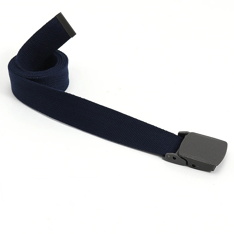 Colorful Canvas Tactical Belt Unisex Fashion Casual Luxury Trend Jeans Accessories Youth Nylon Girdle Cute Kids Hunting Belt