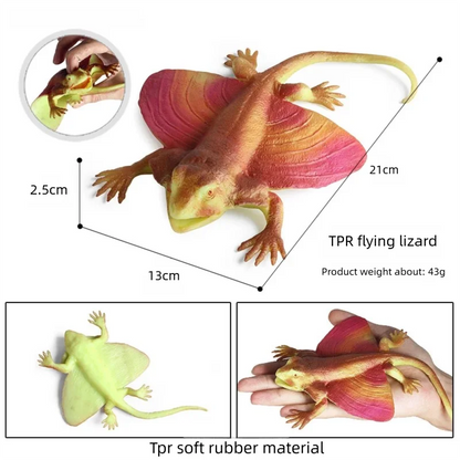 Oenux Simulated Insect Mouse Lizard Sea Animal Models Realistic Dolls Soft Rubber TPR Material Collectibles Halloween Prank Toys