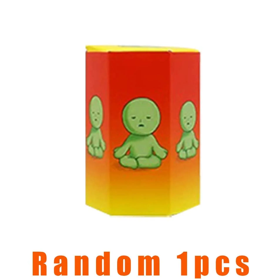 Gift A Multiple Series Noctilucent Green Doll Blind Mystery Box Action Figures Decoration Desktop Model Toy For Surprise