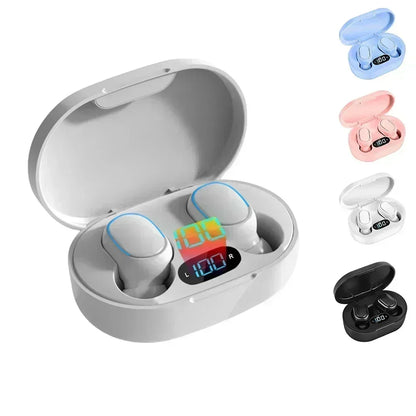 TWS E7S Wireless Earbuds Bluetooth 5.0 Stereo Sport Headphones with Microphone Charging Box for Smartphone