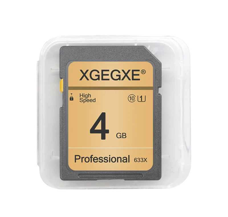 XGEGXE SD Card 32GB Class 10 High Speed 633x Video Card 4GB 8GB 16GB UHS-1 Professinonal Flash Memory Card for Camera Laptop