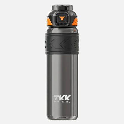 TKK 1000ml Water Bottle Sports Watter Bottle Tritan BPA Free Straw Portable Leak-proof Plastic Drinkware Outdoor Fitness Kettle
