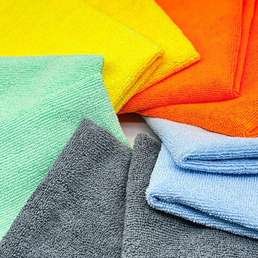 AUTOBRIGHT 40x40 cm Microfiber Cleaning Cloth 3/5/10 Pieces Pack 300gsm Soft Lint Free Super Absorbent Multi Functional Towel