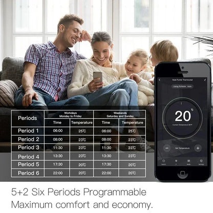 Water Electric floor Heating Water/Gas Boiler Smart WiFi ZigBee Thermostat Temperature Controller Works Tuya Alexa Google Home