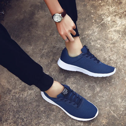 Original Men Running Walking Mesh Shoes Fashion Casual Sneakers Outdoor Breathable Athletic Gym Lightweight Men Tennis Footwear