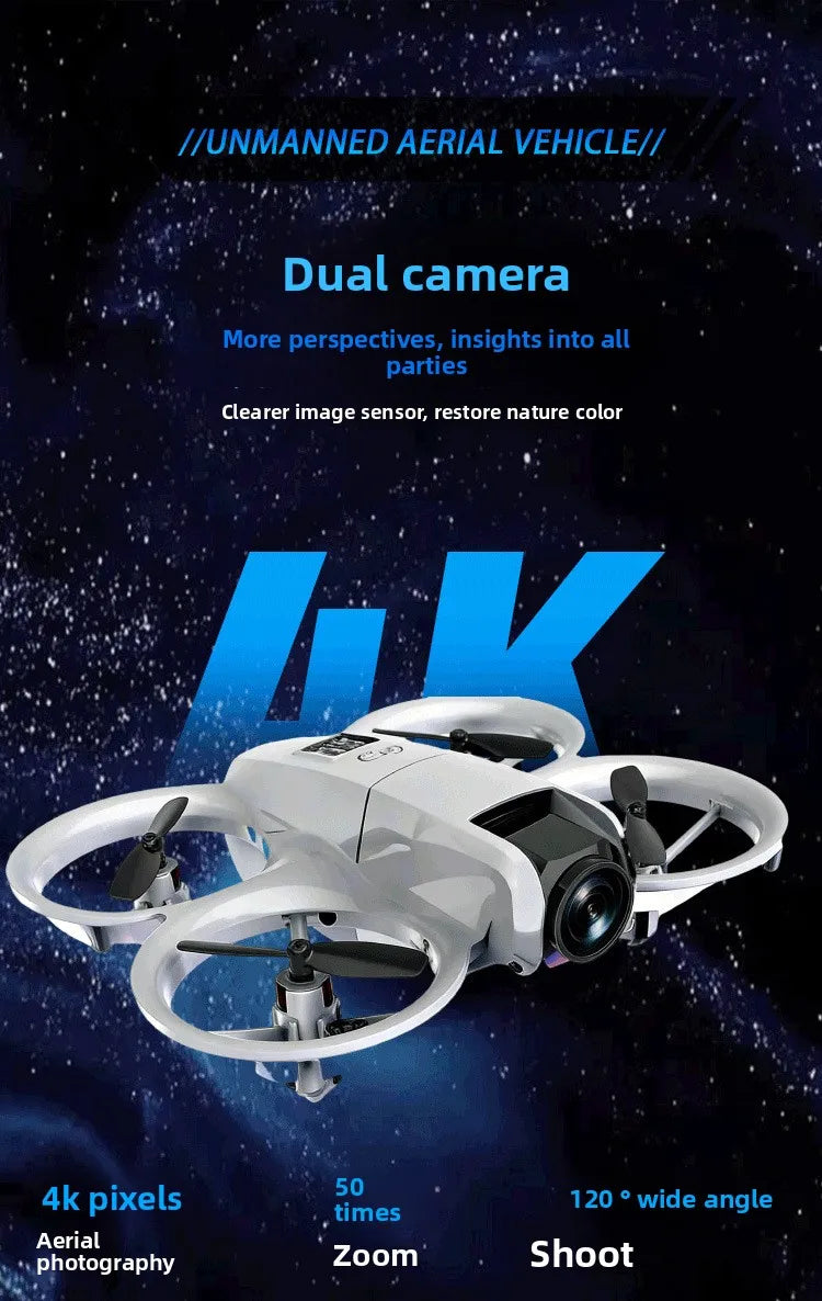 2026 New Mini HD Professional Aerial Drone with Camera Height Maintenance Four Axis Aircraft Mini Remote Controlled Aircraft Toy