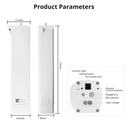 Zemismart Matter Over Thread Smart Curtain Motor Google Home App Samrtthings App Control Automatic Curtain System