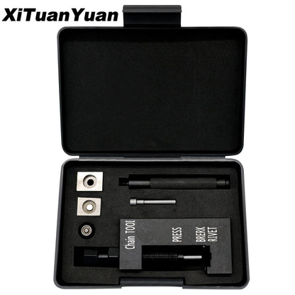 Motorcycle maintenance tool, chain disassembly special tool, suitable for 520 525 530 chain breaker willow nail kit