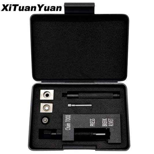 Motorcycle maintenance tool, chain disassembly special tool, suitable for 520 525 530 chain breaker willow nail kit