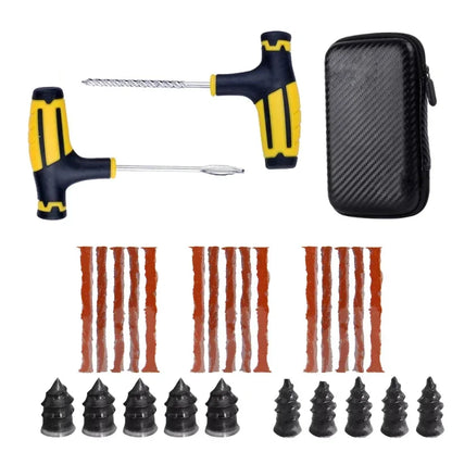 Motorcycle Tire Repair Kit - Professional Emergency Puncture Fix for Motorcycle and Car Tires