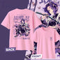 Demon Slayer Kochou Shinobu Pure Cotton T-shirt for 2026 Summer Kids/Men's/Women's Fashion Casual Cosplay Short Sleeved T-shirt