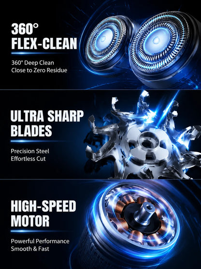 Electric Shaver Waterproof men,mini portable electric shaver accessories,rechargeable heads replacement