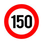 A0202# Speed Limit (110/120/150/160/200/300 km), Ø 16 cm Self-adhesive Decal Car Sticker Waterproof Auto Decors