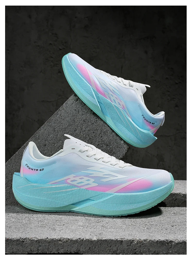 Running Shoes Men Carbon Board Marathon Speciality Sports Breathable Lightweight Women's Comfortable Athletic Chunta6.0 Sneakers