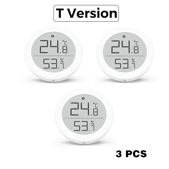 Qingping Temperature Humidity Sensor T Version Thread/BLE High-precision Indoor E-Link INK Thermometer work with Apple HomeKit