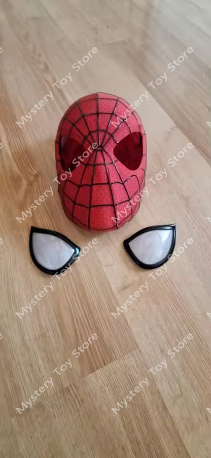 New Handmade Spiderman 2 Movie Accuracy Garfield Version Cosplay Mask Peter Parker Venom Marvel Collectible Toys Gift For Fans