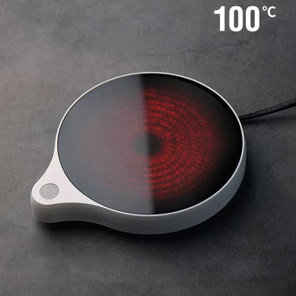 100℃ Cup Heater Mug Warmer 100°C Hot Tea Makers Warmer Coaster 5 Gear Temperature Cup Heaters Coffee Milk Tea Heating Pad