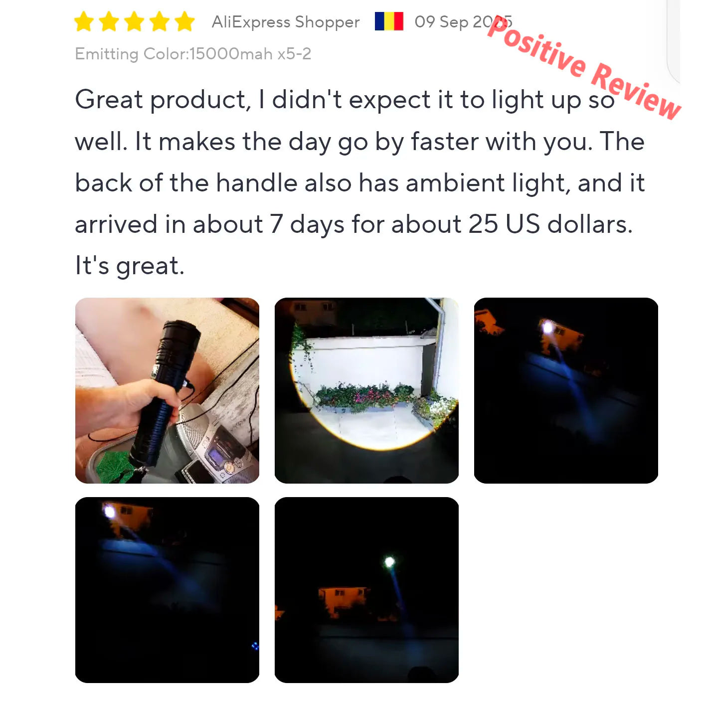 10000LM Most Powerful Led Flashlights Tactical 15000mah Built-in Battery 800W Flash Light Emergency Spotlights 4km Holiday Gifts