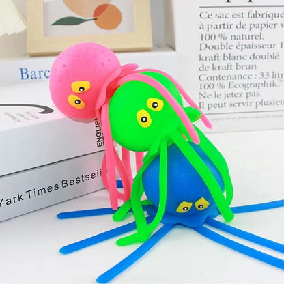 Squishy Squeeze Water Octopus Stress Relief Toy Bathing Playing With Water Shower Decoration Summer Swimming Gifts For Children