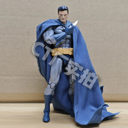 CT Toys Batman Mafex 126 Blue Action Figure 1/6 Scale DC Batman SHF Anime Collectible Figurine for Kids And Collectors Xmas Gift