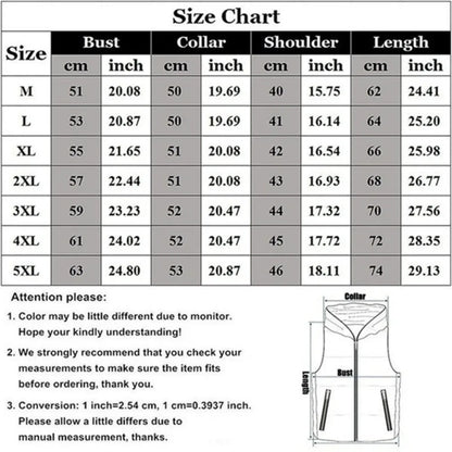 Custom Logo Vest Jacket, Warm Sleeveless Winter Coat with Stand Collar, Windproof Quilted Waistcoat for Autumn Casual Outd
