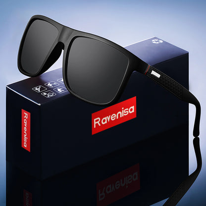 Luxury Square Polarized Cycling Sunglasses UV400 Male Vintage Eyewear Men Women Fashion Travel Driving Fishing Windproof Glasses