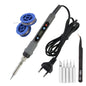 Adjustable Temperature Electric Soldering Iron 80W Welding Solder Rework Station Heat Pencil Tips Repair Tools Ceramic Heater