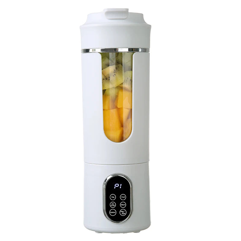 New 530ml Portable Juicer Wireless USB Charging Crushed Ice Electric Juicing 12 Blade 4 Gears 7.4V Mini Fresh Juice Blender