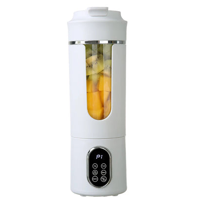 New 530ml Portable Juicer Wireless USB Charging Crushed Ice Electric Juicing 12 Blade 4 Gears 7.4V Mini Fresh Juice Blender