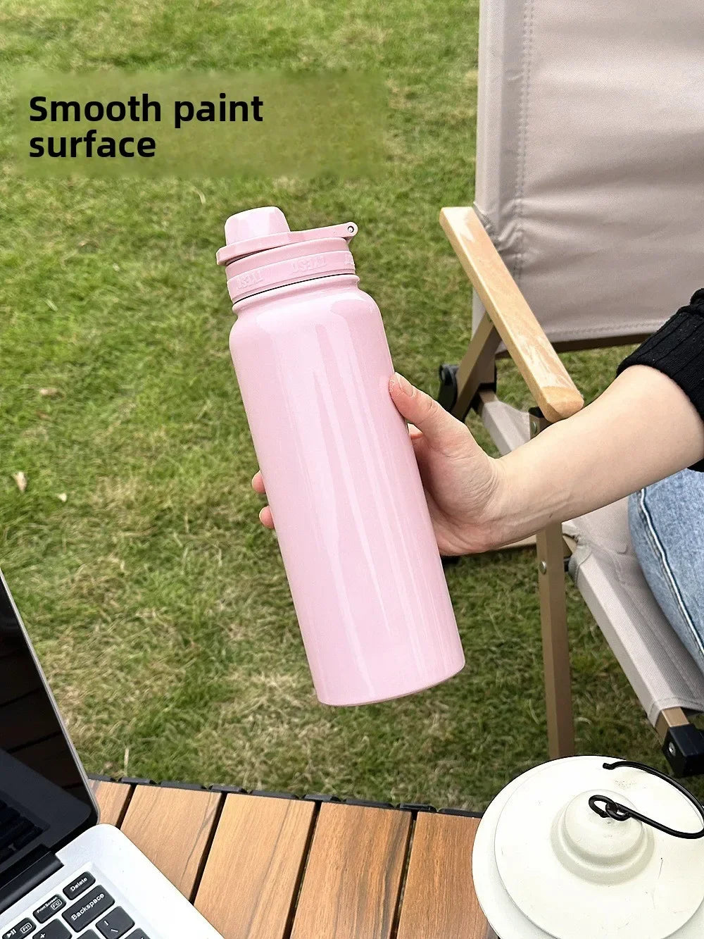Thermos Bottle Car Insulated Flask Water Tumbler for Outdoor Sports Travel Vacuum Flasks Stainless Steel Thermal Cup