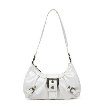 Retro Y2K  Pleated Hobo Shoulder Bag for Women Hot Selling Maillard Style Underarm Bag Clutch Handbags for Travel Work Shopping